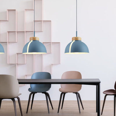 Modern Creative Macaron Dome 1-Light Pendant Light