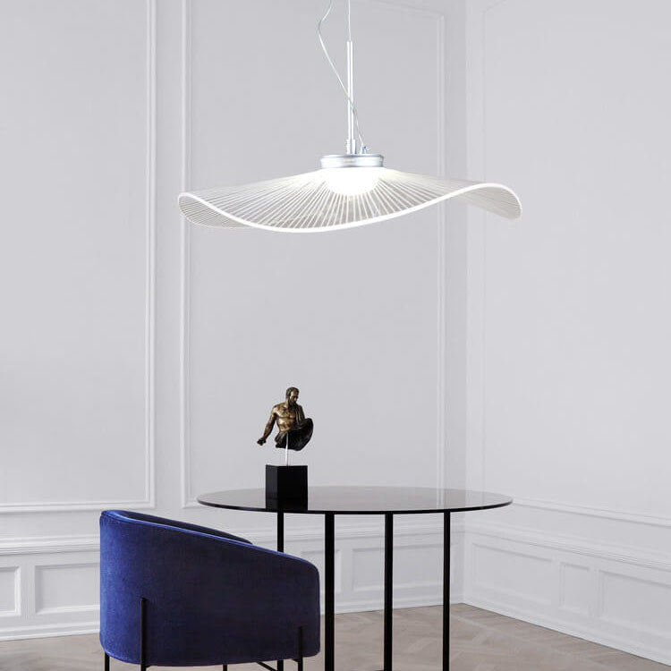 Moderne Acryl Lotusblatt 1-Licht LED Pendelleuchte 
