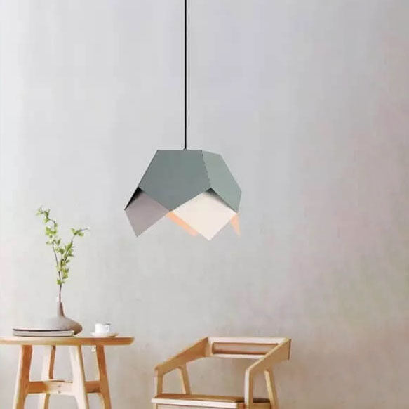 Moderne kreative bunte geometrische Lotus 1-Licht-Pendelleuchte 