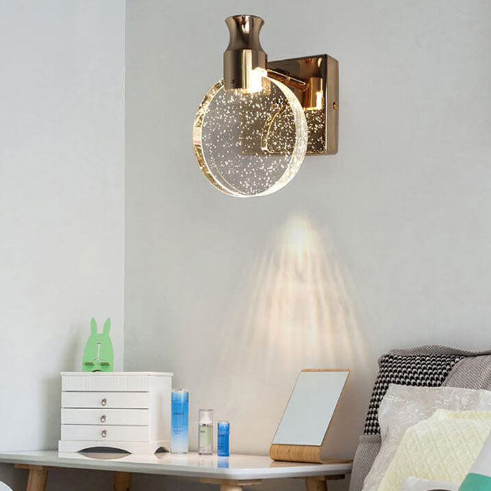 Nordic Crystal Bubble 1-Light LED Wall Sconce Lamp