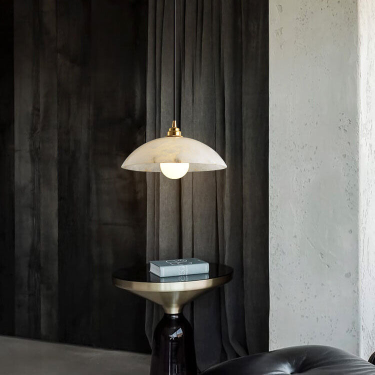 Nordic Spanische Marmor Kuppel 1-Licht Pendelleuchte 