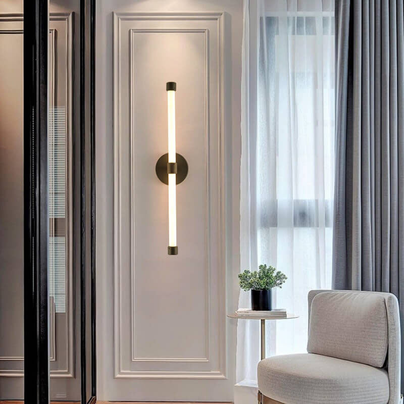 مصباح حائط LED بأنبوب أكريليك حديث بتصميم بسيط 