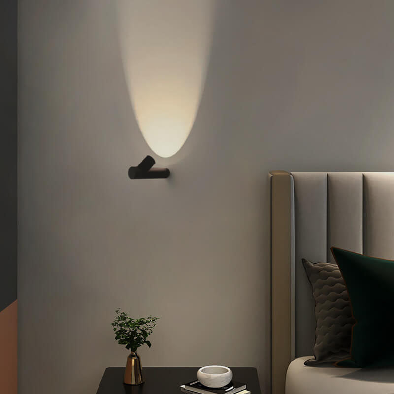 Kreative Wandleuchte aus Schmiedeeisen mit 1 LED-Licht 