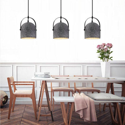 Nordic Creative Cement Cylinder 1-Light Pendant Light