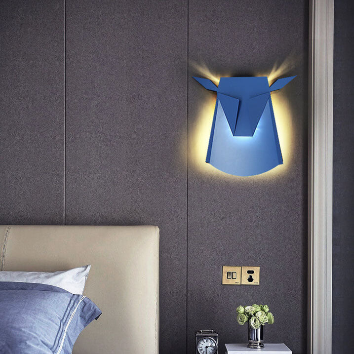 Nordic Creative Cow Shaped 1-Light LED Wall Sconce Lamp