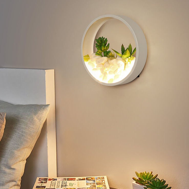 مصباح حائط LED حديث إبداعي دائري 1-ضوء 
