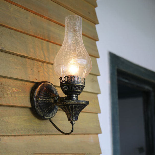 Retro Kerosene 1-Light Antique Wall Sconce Lamp