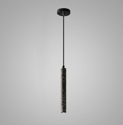 Retro Multicolor Zement Langstreifen LED Pendelleuchte 