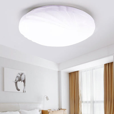 Modern Circle Acrylic 1-Light LED Flush Mount Ceiling Light