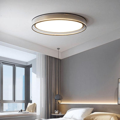Modern Simplicity Round Thin 1-Light LED Flush Mount Ceiling Light