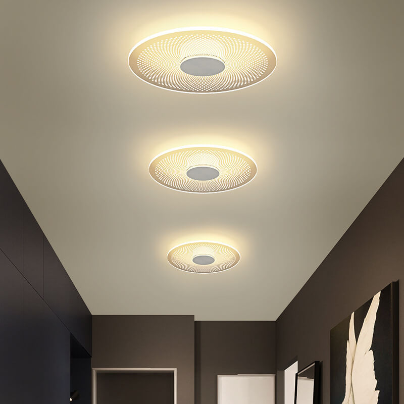 Minimalist Acrylic Round Square LED Flush Mount Ceiling Light