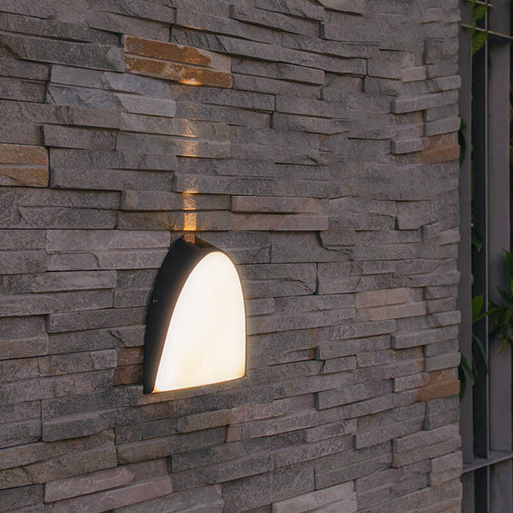 Applique murale LED étanche en triangle simple pour l&