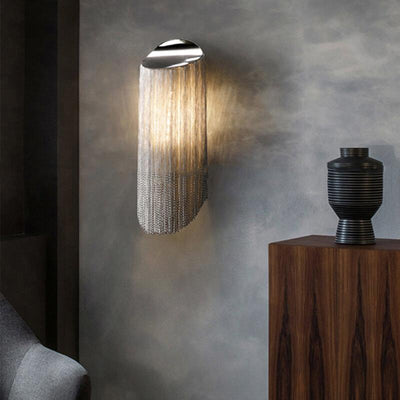 Modern Tassel 1-Light Wall Sconce Lamp