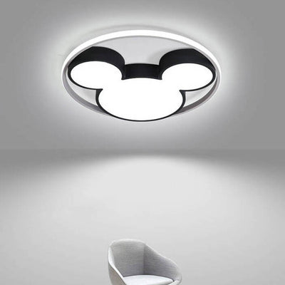 Cartoon Mouse LED Flush Mount Ceiling Light