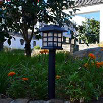 Quadratische Solarlaterne LED im Freien wasserdichtes Garten-Bodenstecker-Licht 