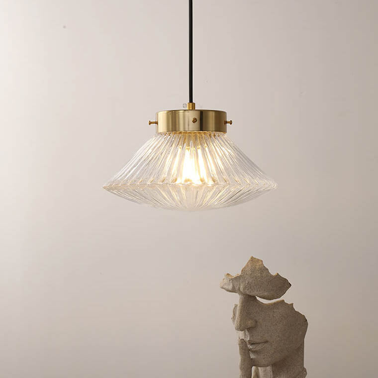 Vintage Milk White Glass Jar 1-Light Pendant Light