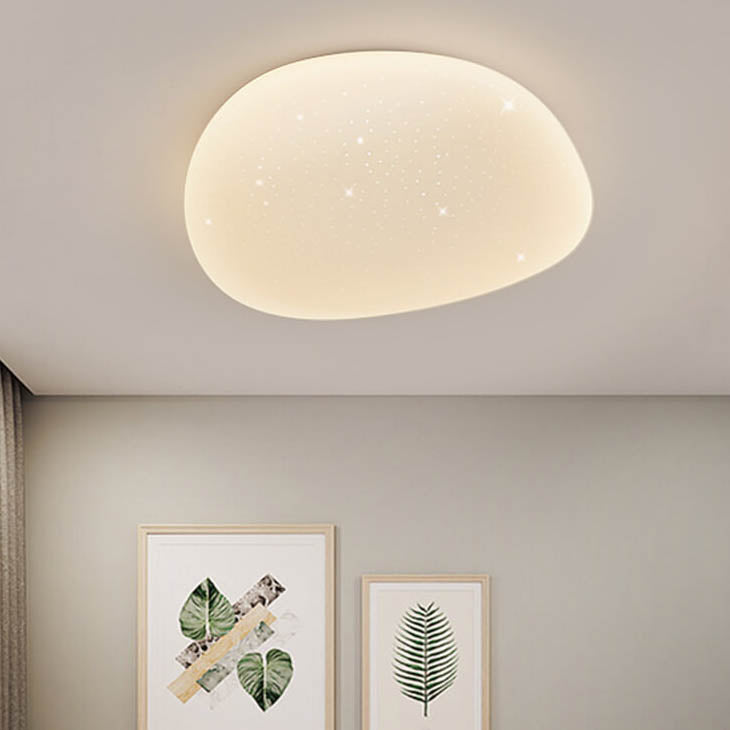 Modern Pebble Stone Star Effect LED Flush Mount Ceiling Light
