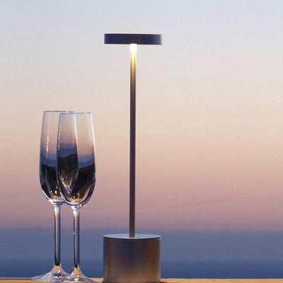Modern Aluminum USB Rechargeable LED Decorative Table Lamp