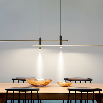 Modern Long Line Spotlight Island Light LED Chandelier