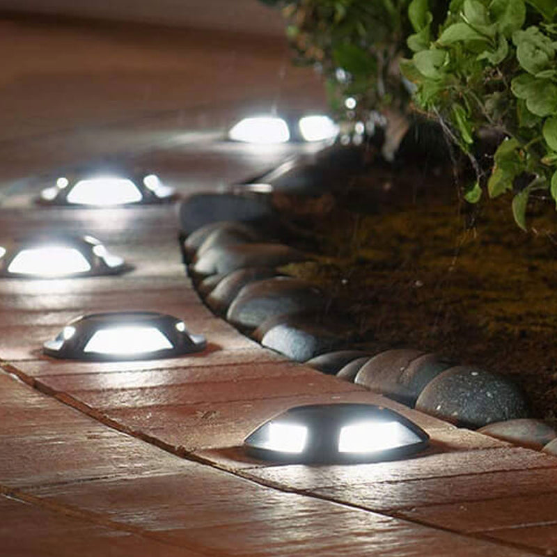 ضوء LED دائري للطاقة الشمسية للحديقة والمناظر الطبيعية 