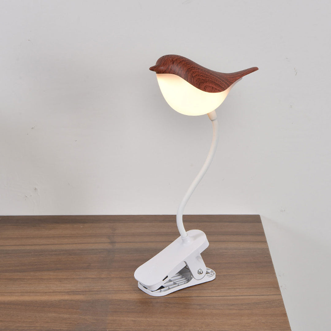 Nordic Creative Bird Clip USB Charging LED Night Light Table Lamp
