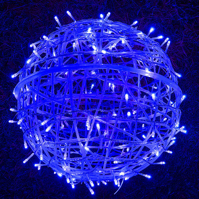 Boule enchevêtrée LED extérieure étanche décorative pour jardin 