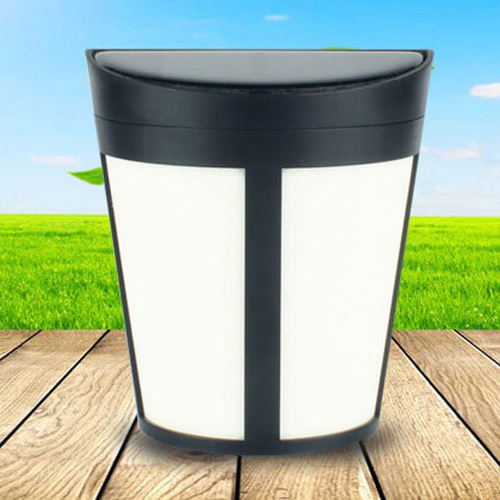 Europäische Solar 6 LED Außenbereich Patio Zaun Wandleuchte 