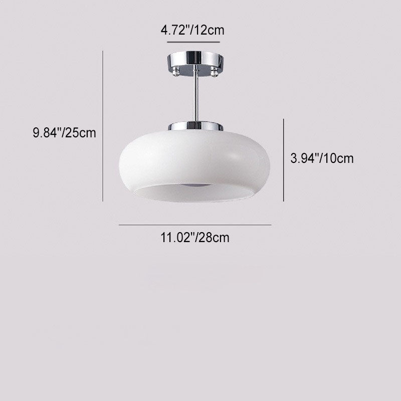 Zeitgenössische skandinavische ovale Eisen-Kupfer-Glas-1-Licht-Pendelleuchte für Schlafzimmer 