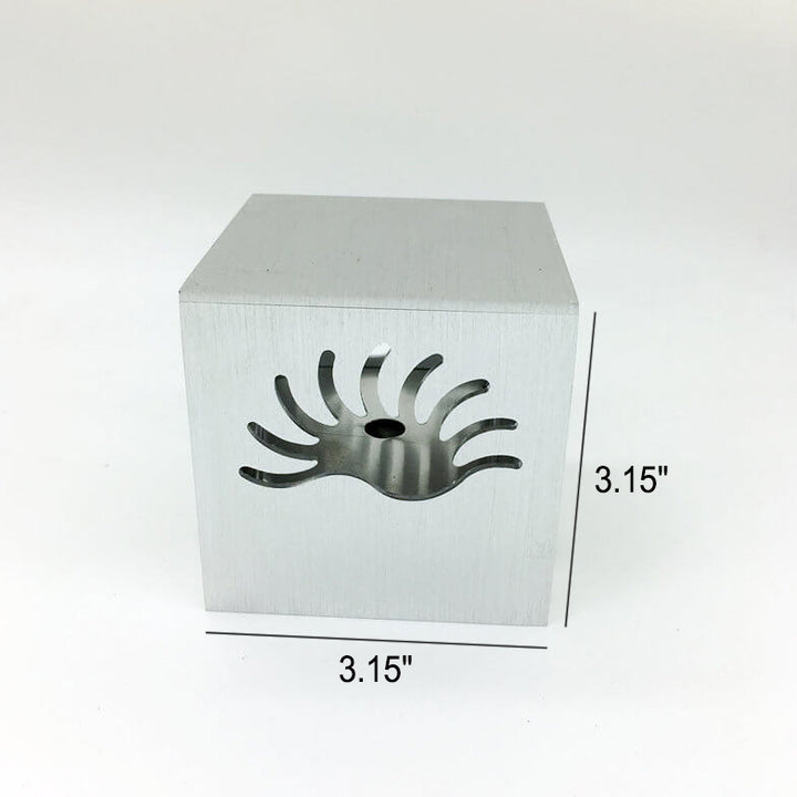Kreative quadratische Aluminium-Phönixschwanz-LED-Dekorative Wandleuchte 
