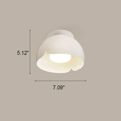 Modern Minimalist Pure White Iron LED Wall Sconce Lamp Flush Mount Lighting