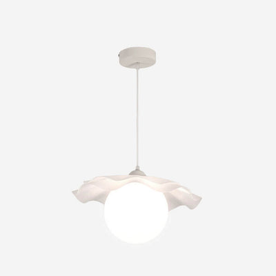 Nordic Simple Flower Shape Acrylic 1-Light Pendant Light