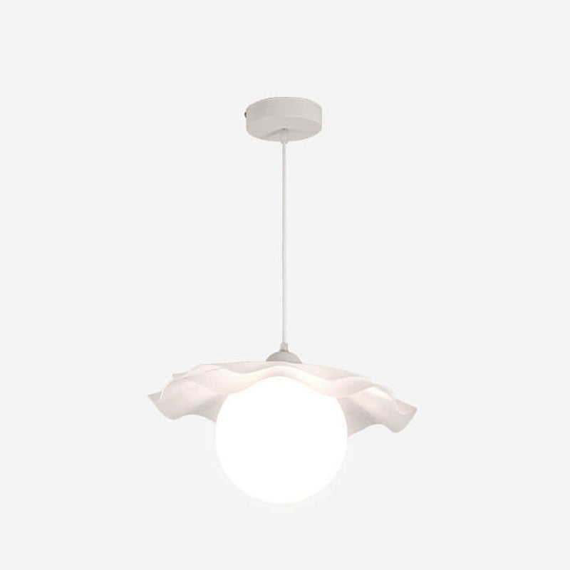 Nordic Simple Flower Shape Acrylic 1-Light Pendant Light