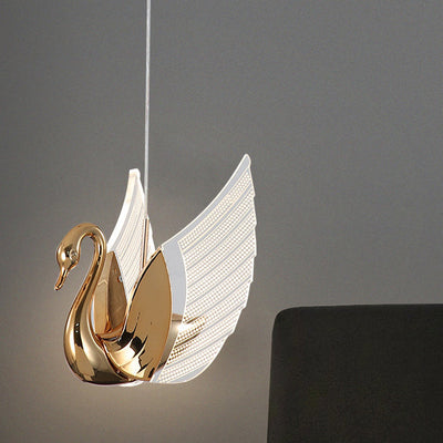 Modern Creative Swan Acrylic LED Pendant Light