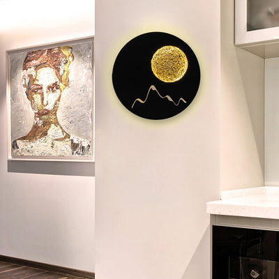 Nordic Round Planet Decorative 1-Light LED Wall Sconce Lamp
