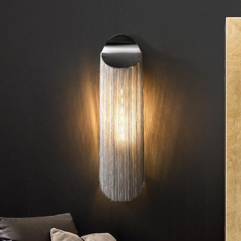 Modern Tassel 1-Light Wall Sconce Lamp