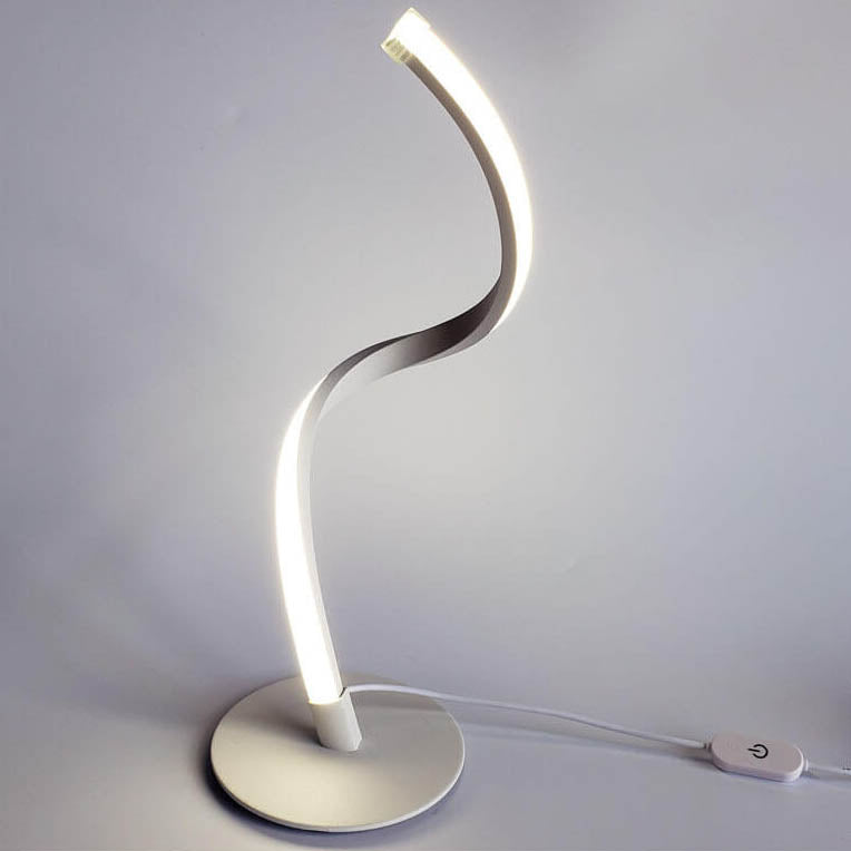 Minimalist Curve LED Touch Dimmable Table Lamp