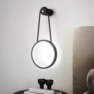 Modern Minimalist Hanging Round LED Wall Sconce Lamp