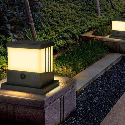 Solar Square Post Cap Light LED Outdoor Waterproof Post Light