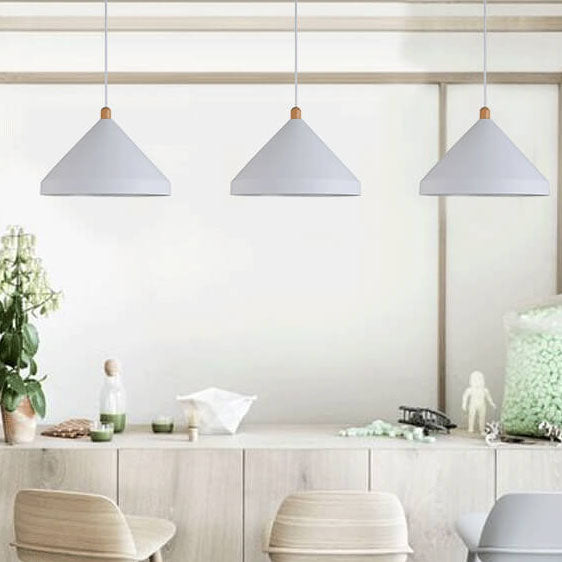 Nordic Simple Cone Shade 1-Light Pendant Light