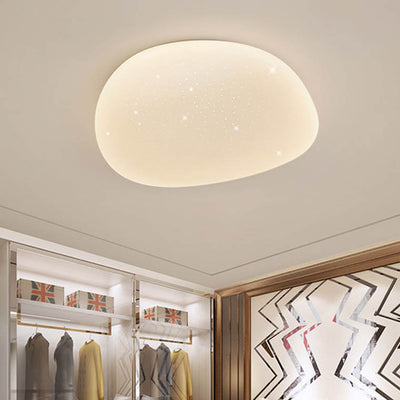 Modern Pebble Stone Star Effect LED Flush Mount Ceiling Light