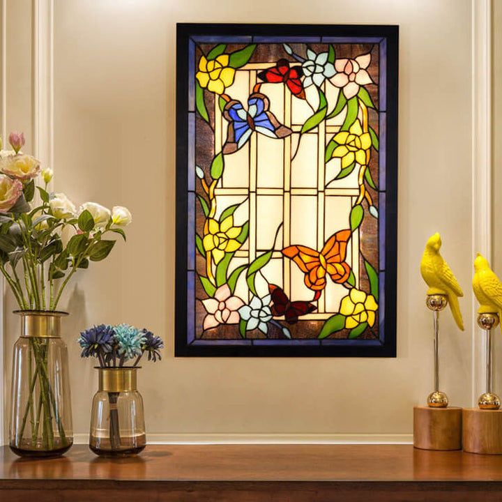 夏空ルイスCティファニー ステンドグラスSummer's Dayグラスマスターズ