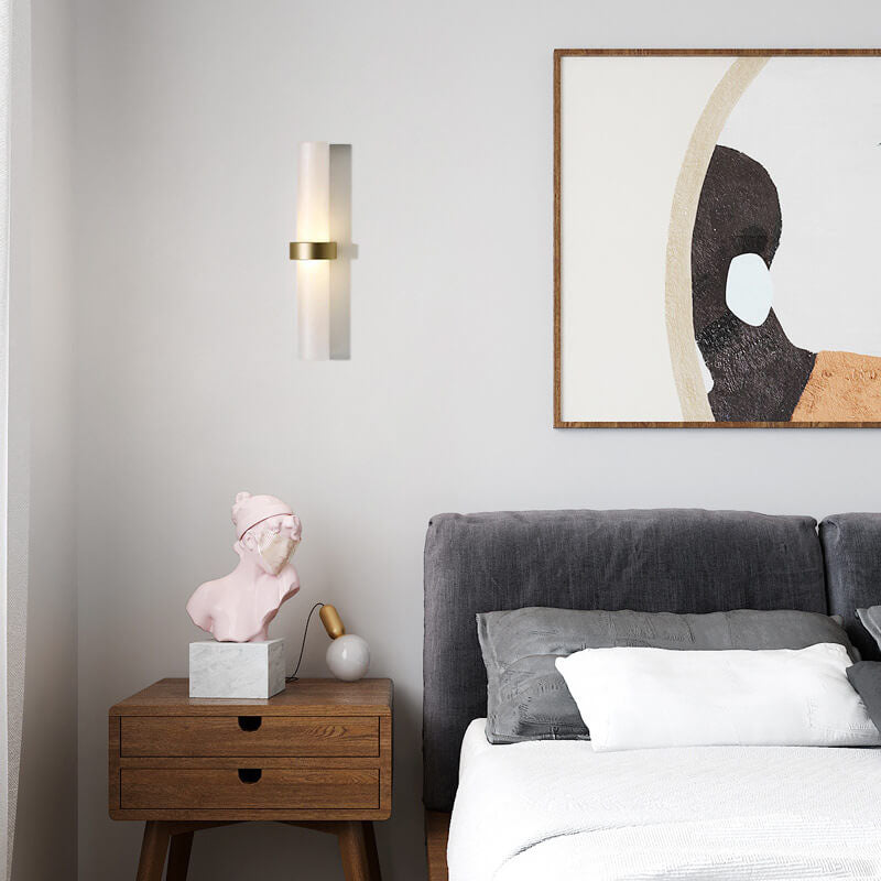 Nordic Creative Glass Tube 1-Light Wall Sconce Lamp
