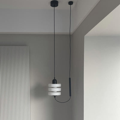 Minimalist Creative Frosted Glass Lantern 1-Light LED Pendant Light