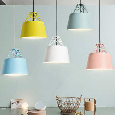 Nordic Macaron Dome 1-Light Pendant Light