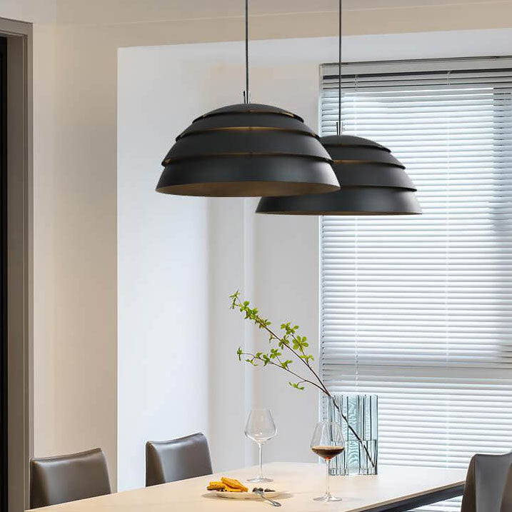 Nordic Simple Hardware Dome 1-Light Pendant Light