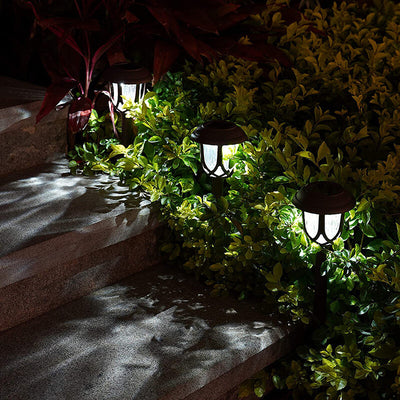 Solar LED Outdoor Patio Rasen dekorative wasserdichte Erdungssteckerleuchte 