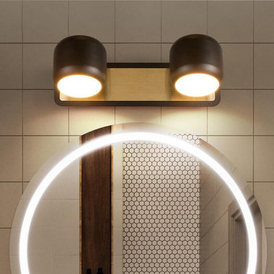 Modern Cylinder Shade LED Mirror Front Light Wall Sconce Lamp