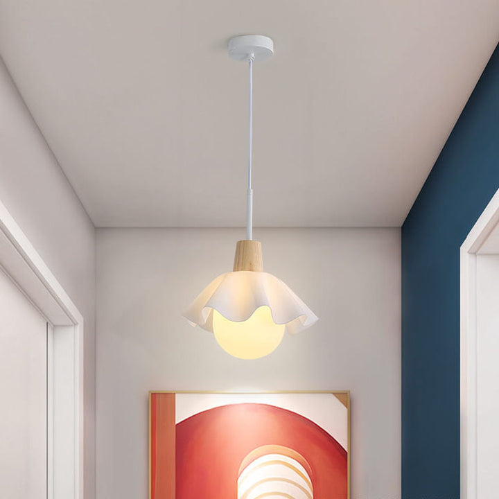 Nordische Kreative Blume Glas 1-Licht Pendelleuchte 