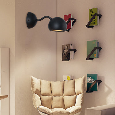 Minimalist Iron Dome Shade Mini Rotatable LED Wall Sconce Lamp