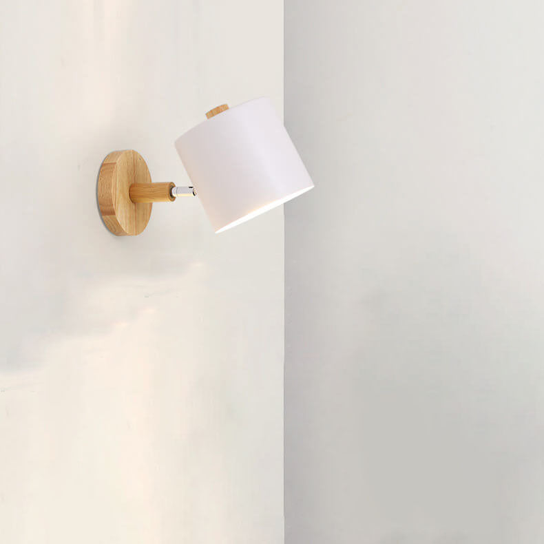 Nordic Macaron Column Shade 1-Light Wall Sconce Lamp
